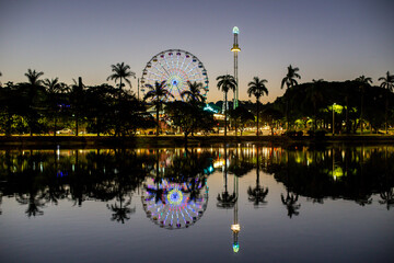 Lagoa da Pampulha, in Belo Horizonte, overlooking the chapel of São Francisco de Assis and...