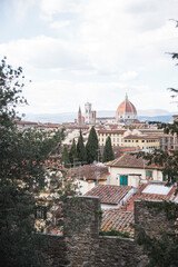 Fototapeta na wymiar Florence view from S.Niccolò