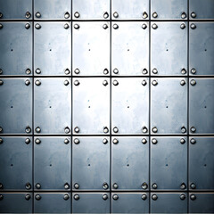 Steel plates texture background - generative ai