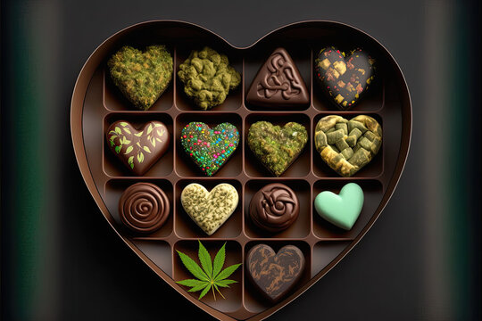 Dank weed nug chocolates - Generative AI