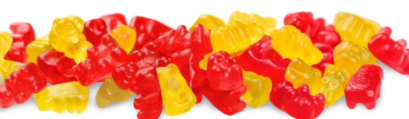 Foto op Plexiglas Colorful jelly sweet candy corn © BillionPhotos.com
