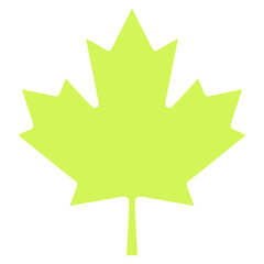 Maple Leaf Icon Symbol for Pictogram, Website, Apps, Art Illustration, or Graphic Design Element. Canada Icon Symbol, Canadian Sign. Format PNG