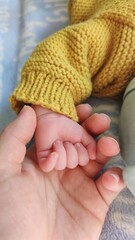 hands of baby