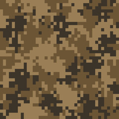 Camouflage military pixel