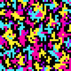 Colorful camouflage pattern