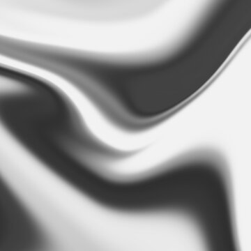 Liquid Surface. Abstract Flow Art Printing. Print Design Fluid Marble Mineral. Acrylic Liquid Flow Art. Wavy Flyer Template. Chrome blured background 