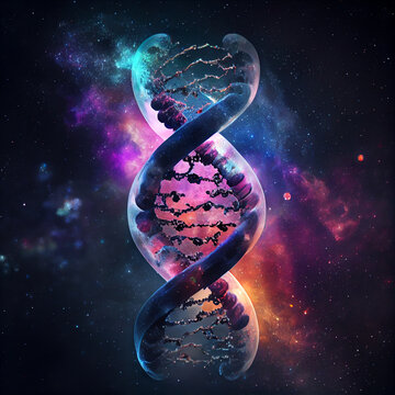 AI Illustration of DNA