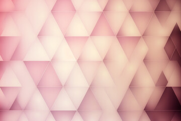 Obraz premium A pink geometric background made with triangles. Generative AI illustration.