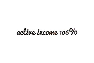 Active Income, Getting Wages For Work, Increase Profit. Man Works, Earns Salary At Paid Job. Businessman Stands With Shovel And Digs Out Money. Idea Of Financial Growth And Business Development.