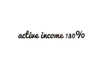 Active Income, Getting Wages For Work, Increase Profit. Man Works, Earns Salary At Paid Job. Businessman Stands With Shovel And Digs Out Money. Idea Of Financial Growth And Business Development.