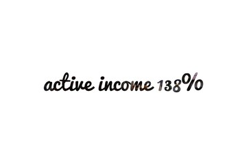Active Income, Getting Wages For Work, Increase Profit. Man Works, Earns Salary At Paid Job. Businessman Stands With Shovel And Digs Out Money. Idea Of Financial Growth And Business Development.