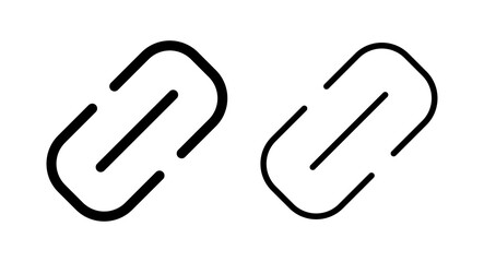 Link icon vector illustration. Hyperlink chain sign and symbol