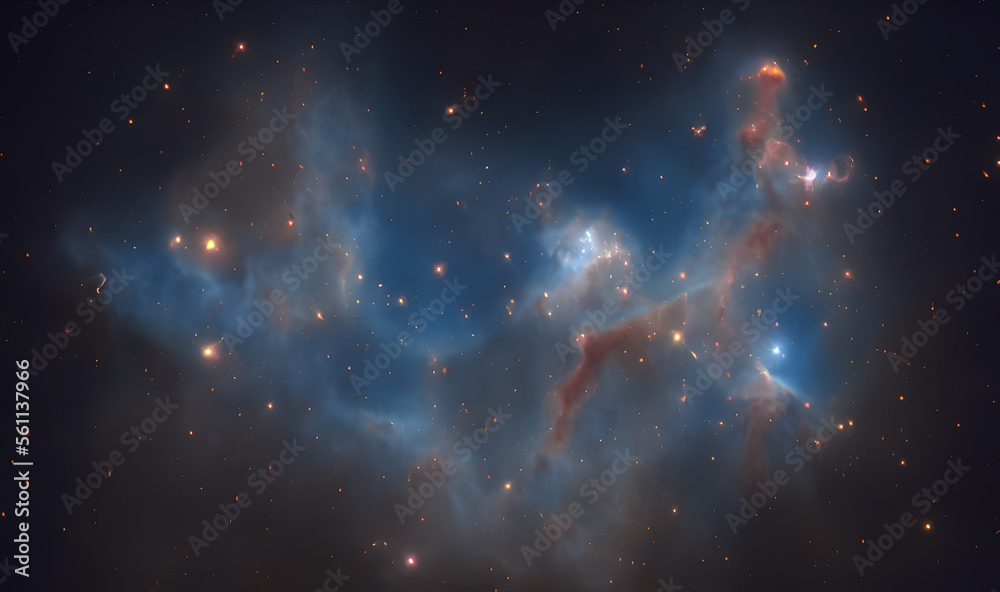 Canvas Prints gas nebula - stars - sun - pillars of creation - deep space - astrophotograph - galaxys - deep field