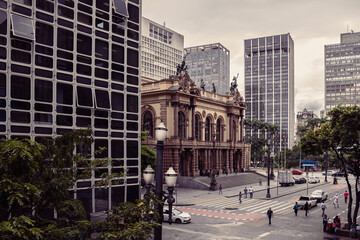 Teatro municipal de São Paulo, centro de São Paulo.