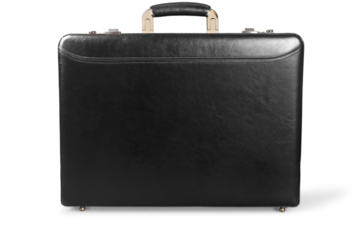 Beautiful new black business briefcase