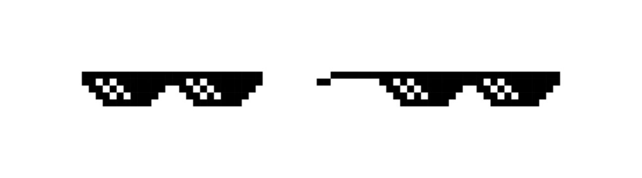 MLG Pixel Sunglasses (Pixel Perfect Vector)