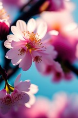 pink flower in water