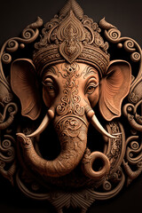 Lord Ganesha, Indian God, Beautiful sculpture