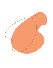 aesthetic brown blob