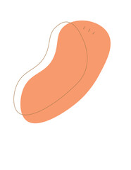 aesthetic brown blob