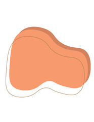 aesthetic brown blob