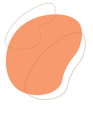 aesthetic brown blob