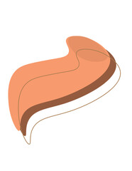 aesthetic brown blob