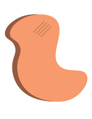 aesthetic brown blob