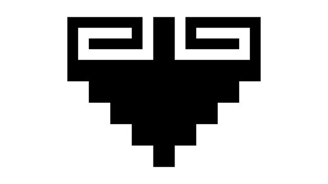 Ancient Mexican Xicalcoliuhqui Motif for Tattoo