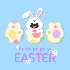 Happy Easter Day greeting card