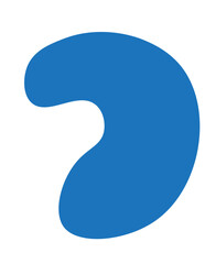 simple blue blob