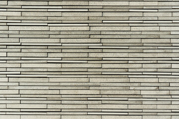A masonry-like wall seen in the city