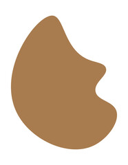 aesthetic blob brown