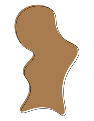 aesthetic blob brown