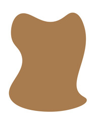 aesthetic blob brown