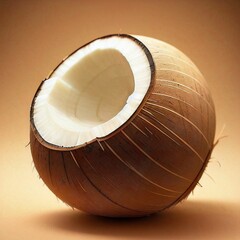 Fototapeta premium Opened Coconut