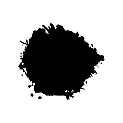 Brush strokes. Vector paintbrush set. Grunge design elements. Rectangle text boxes. Dirty distress texture banners.