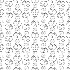 Seamless pattern with Strawberry, for decoration