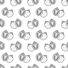 Seamless pattern with Strawberry, for decoration