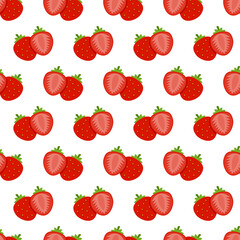 Seamless pattern with Strawberry, for decoration