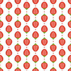 Seamless pattern with Strawberry, for decoration