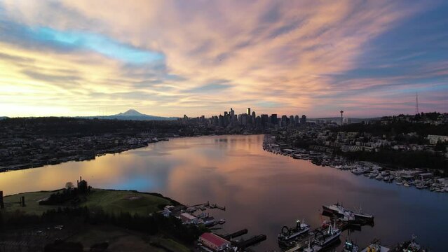 Seattle at Sunrise Video