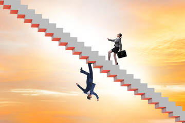 Gender equality concept with man and woman