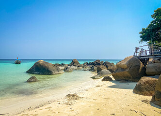 View of Pattaya Beach in Koh Lipe, Satun, Thailand