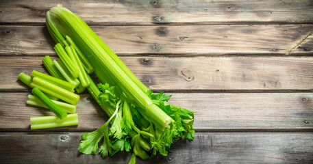 Fresh juicy celery.