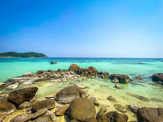 View of Pattaya Beach in Koh Lipe, Satun, Thailand