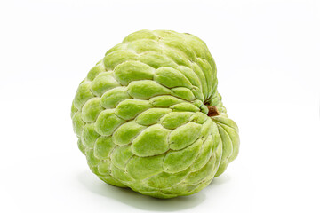 sugar apple or custard apple on white background