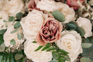Natural colors wedding bouquet
