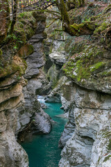 Fototapeta na wymiar Martvili canyon, Martvili-Taleri-Chkhorotsku, Georgia