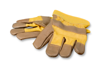 Hard work protective gloves wear